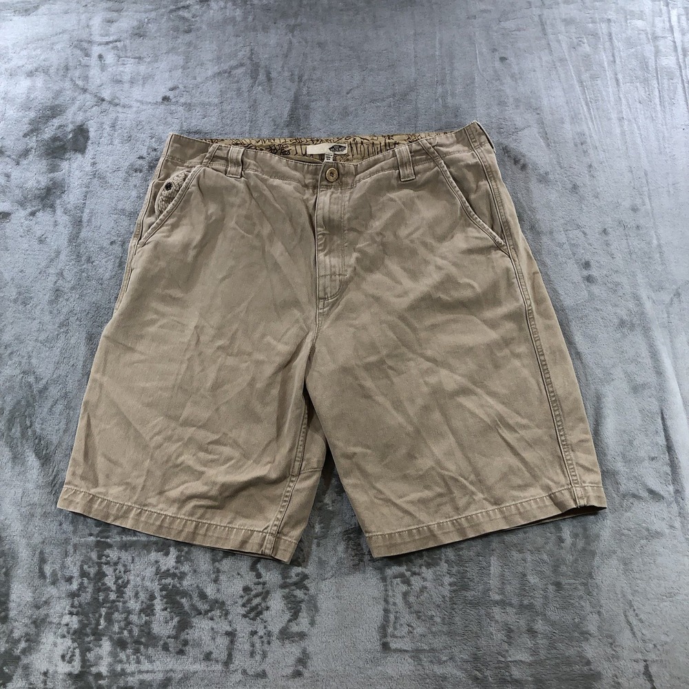 Vans Chino Shorts Men's 34 Beige Skate Street